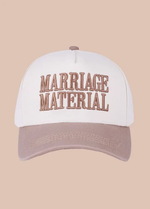 Marriage Material Baseball Cap