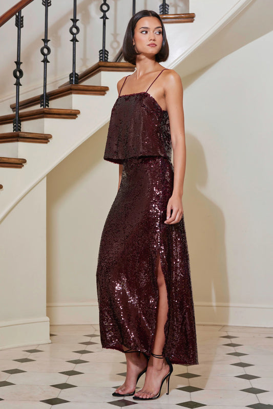 Sublime Slip Skirt - Scarlet