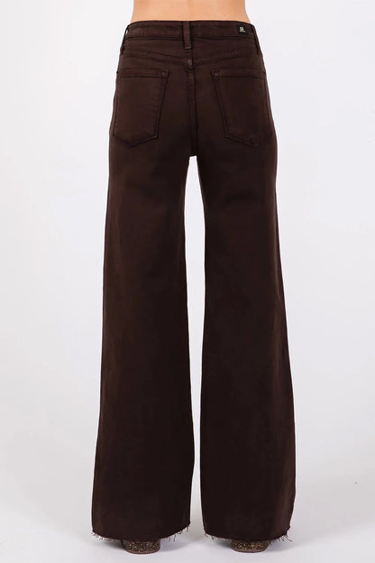 L.T.J. Espresso Wide Leg Jean