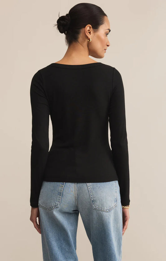 Sofie Long Sleeve Scoop Neck