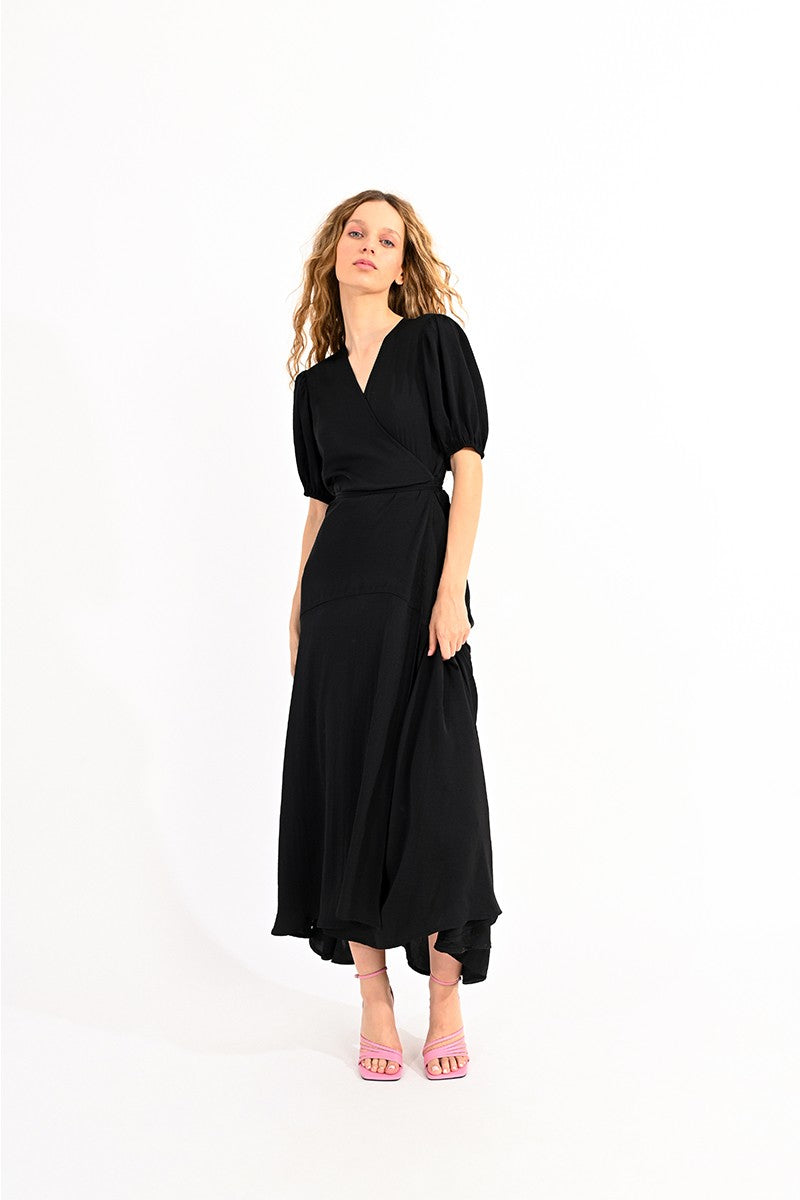 Long Wrap Dress